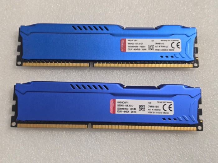 Kit memorie RAM Kingston HyperX FURY 8GB (2 x 4GB) DDR3 1600MHz HX316C10F/4