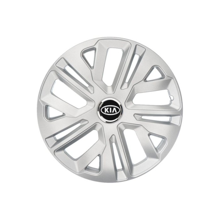 Set 4 Capace Roti 14 inchi (R14) Raven Gri, Compatibile Cu Kia