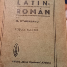 DICTIONAR LATIN ROMAN M STAUREANU