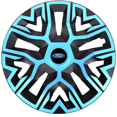 Set 4 Capace Roti 15 inchi (R15), Best Azur-Negru, Compatibile Cu Ford foto