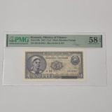 BANCNOTA aUNC 5 LEI 1952 GRADATA PMG 58 EPQ