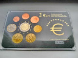 A168-UNC Franta-Monaco euro set comemorativ monede numismatic.