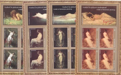 PICTURA NUDURI,GRIGORESCU,MINISHEET,2019 MNH ** ROMANIA. foto