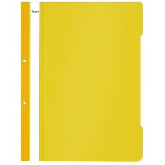 Dosar plastic A4 cu sina si perforatii Noki galben