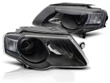 Set de faruri tuning potrivit pentru Volkswagen Passat B6 2005-2010 cu baza neagra, stanga si dreapta Performance AutoTuning