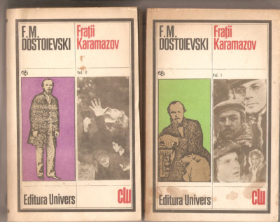 F.M.Dostoievski-Fratii Karamazov 2 vol. foto