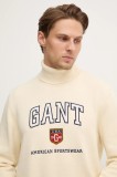 Gant pulover bărbați culoarea bej 8030224