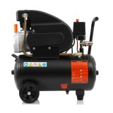 Compresor de aer cu 1 cilindru, capacitate rezervor 24 litri, 2CP 230V, 8 bari, debit 130 L/min, Verke