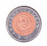 bnk mnd Rwanda 100 francs 2007 unc , bimetal