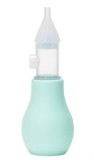 Cumpara ieftin Set aspirator nazal pentru bebelusi, verde menta, cu pompa manuala, penseta si cutie de depozitare, kit pentru igiena nazala si indepartarea secretiil