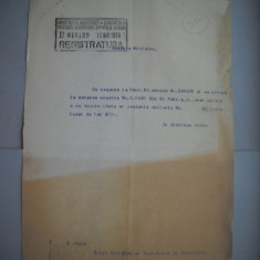 HOPCT DOCUMENT VECHI 351 MINISTERUL INDUSTRIEI COMERT EXTERIOR /BUCURESTI 1936