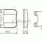 Set placute frana,frana disc SAAB 9-3 (YS3D) (1998 - 2003) BOSCH 0 986 490 500