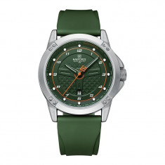 Ceas barbatesc Naviforce Casual Gri Analog Quartz Data Verde