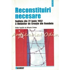 Reconstituiri Necesare - Mihaela Cristea