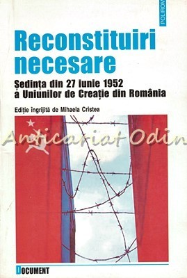 Reconstituiri Necesare - Mihaela Cristea foto