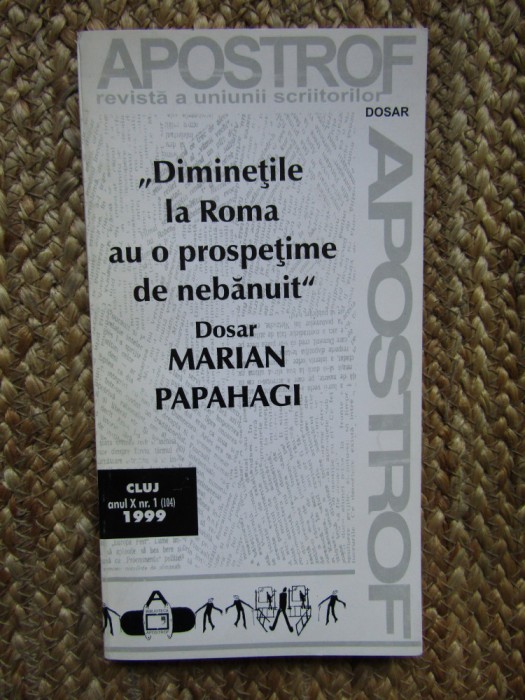Diminetile La Roma Au O Prospetime De Nebanuit - Marian Papahagi