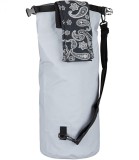 Geanta impermeabila outdoor 20L pentru pentru navigatie, rafting, ski, Ultra-usoara, PVC, Gri
