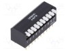 Comutator DIP-SWITCH 10 Sec&Aring;&pound;iuni ON-OFF 0,025A/24VDC OMRON