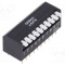 Comutator DIP-SWITCH 10 Sec&Aring;&pound;iuni ON-OFF 0,025A/24VDC OMRON