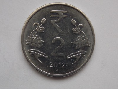 2 RUPEES 2012 INDIA foto