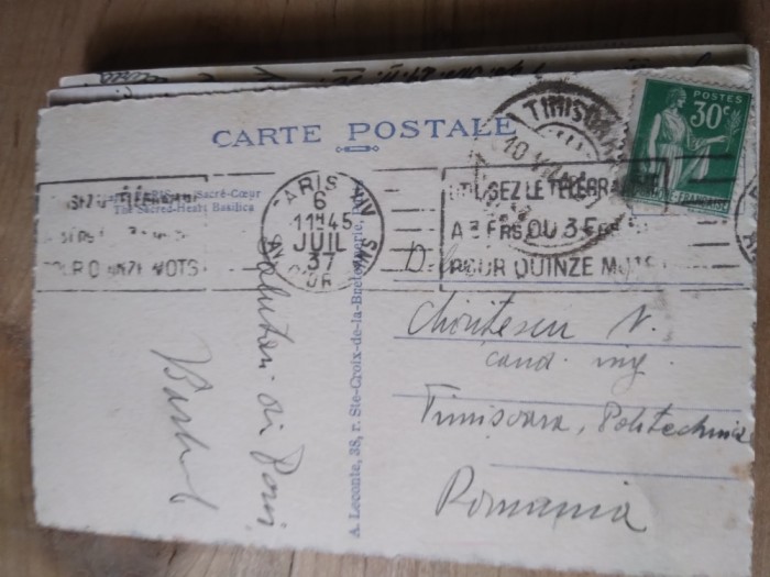 Ilustrata circulatie (A) Timisora