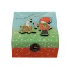 Caseta Bijuterii Lemn Poppi Loves Don&#039;t Worry Jad, Cutie Accesorii Fete