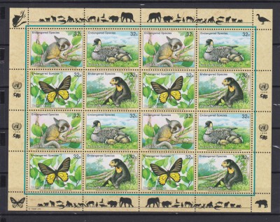 NATIUNILE UNITE 1998 FAUNA MI.767-770 MNH foto