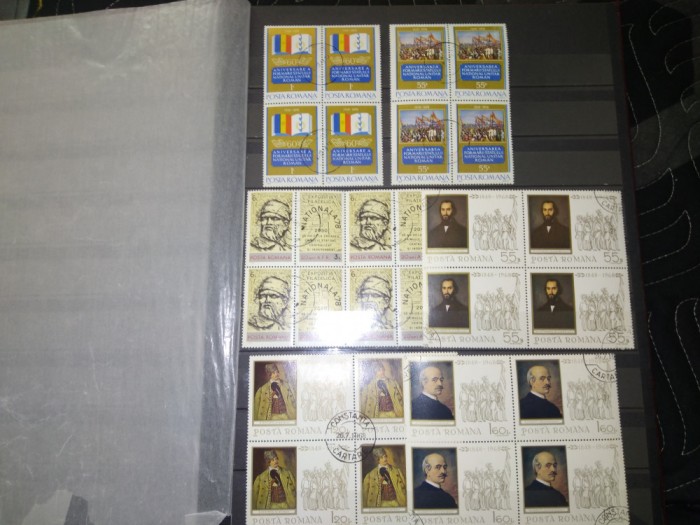 TIMBRE ROMANIA BLOC STAMPILATE