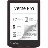 EBook Reader PocketBook Verse Pro PB634, ecran tactil 6.0 E Ink Carta&trade; 1200, 300dpi, 16GB, SMARTlight, G-sensor, WiFi&amp;amp;Bluetooth, Passion Red