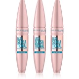 MAYBELLINE NEW YORK Lash Sensational mascara rezistent la apa pentru alungire, rotire si volum culoare Black