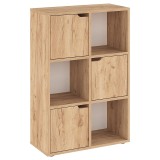 Cumpara ieftin Biblioteca Bookel din lemn de stejar 59.5x27.5x89 cm
