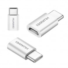 Adaptor USB Type-C - MicroUSB Huawei AP52 alb
