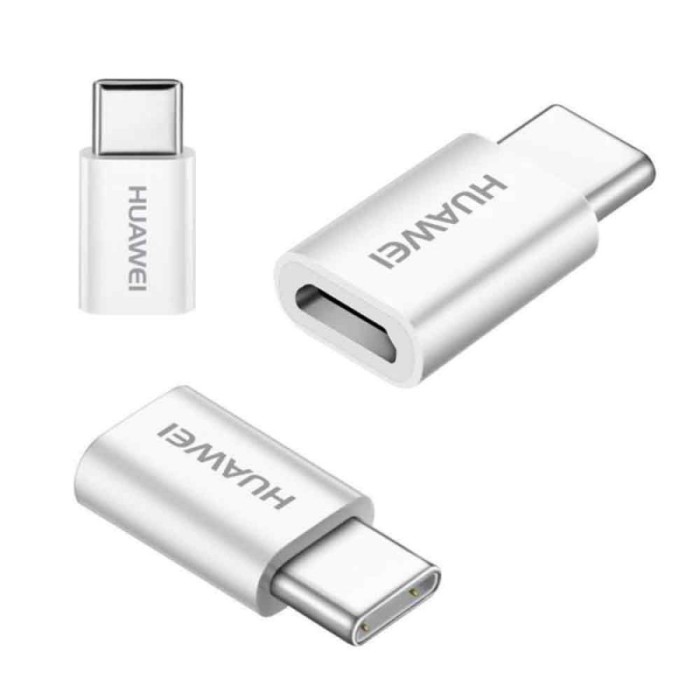 Adaptor USB Type-C - MicroUSB Huawei Mate 10 AP52 alb