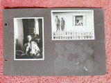 Set 2 fotografii pe carton, perioada interbelica