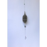 Montura pescuit la Dunare,momitor method feeder cu spin pentru momeala pop-up sau wafters 80gr