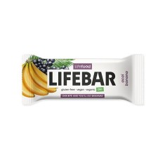 Lifebar baton cu acai si banane raw, bio, 40 g