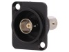 Adaptor BNC Soclu Izolat 75&Omega; Negru
