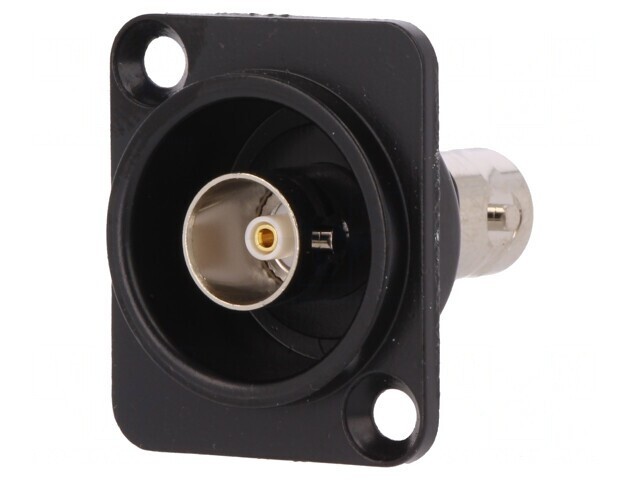 Adaptor BNC Soclu Izolat 75&Omega; Negru