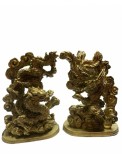 Set 2 Dragon cu perla nemuririi și Pasărea Phoenix 13 cm