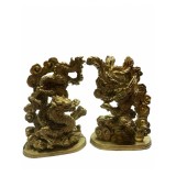 Set 2 Dragon cu perla nemuririi și Pasărea Phoenix 13 cm