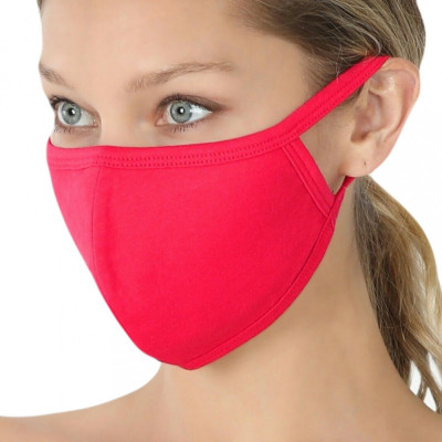 Masca de Protectie Faciala Praf Anti Ceata PM2.5 Breathing Reutilizabila Rosu foto