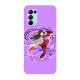Husa compatibila cu Oppo A54s, Viceversa, model Kaguya DanMachi, Silicon, TPU, Transparent, Carcasa