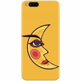 Husa silicon pentru Xiaomi Mi 6, Yellow Moon