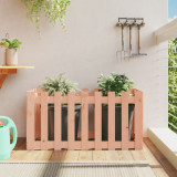 VidaXL Pat &icirc;nălțat grădină cu design gard 100x50x50 cm lemn douglas