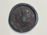 Basorelief reprezentand un sigiliu medieval din Rensburg, Germania