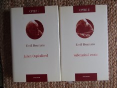 EMIL BRUMARU OPERE VOL 1-2 SUBMARINUL EROTIC/JULIEN OSPITALIERUL EDITIE DE LUX