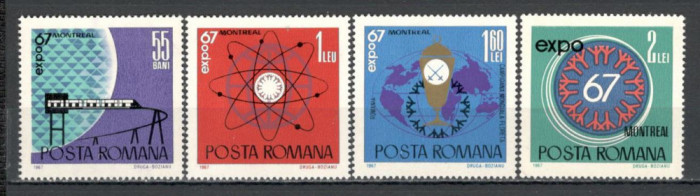 Romania.1967 EXPO Montreal TR.241
