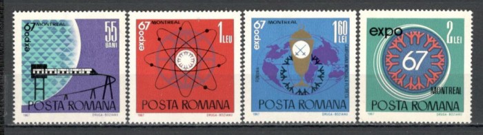 Romania.1967 EXPO Montreal XR.561