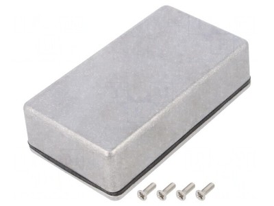 Carcasă Universală Aluminiu 64x115x30mm Naturală foto