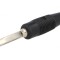 Conector banană 4mm 16A 60VDC negru neizolat
